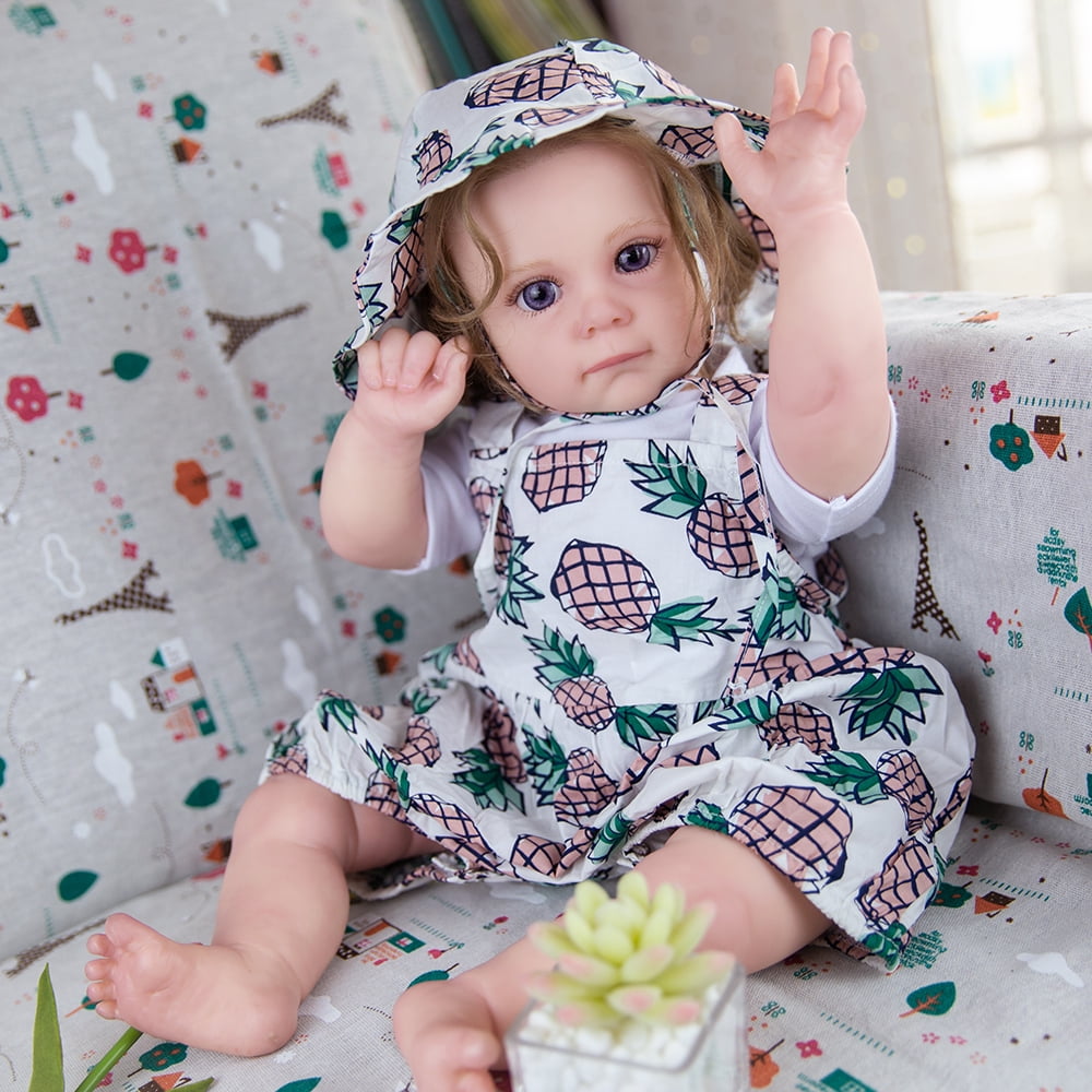 Nosadi Reborn Baby Dolls 22 Inch Realistic Newborn Baby Doll, Lifelike