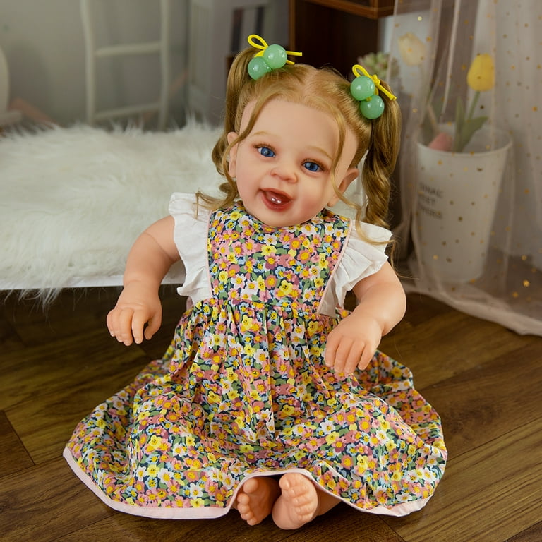 Nosadi Lifelike Realistic Vinyl Reborn Baby Doll, Handmade Soft