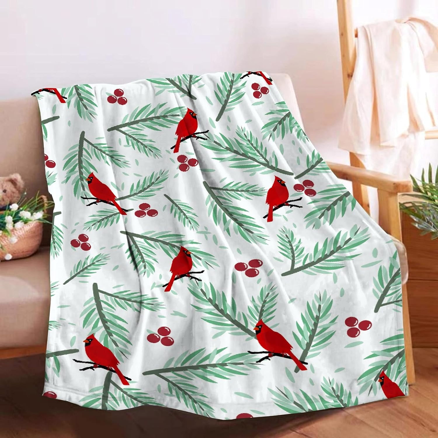 Nosbei Blanket Monstera Deliciosa Palms Tropical Plants Soft Cozy Throw