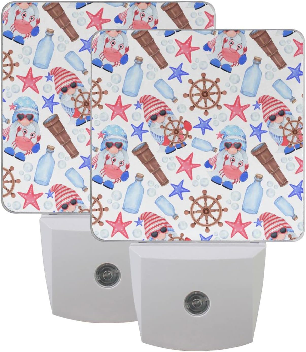 Nosbei Gnome Night Light Plug in Wall Decorative,Gnome Nightlights with