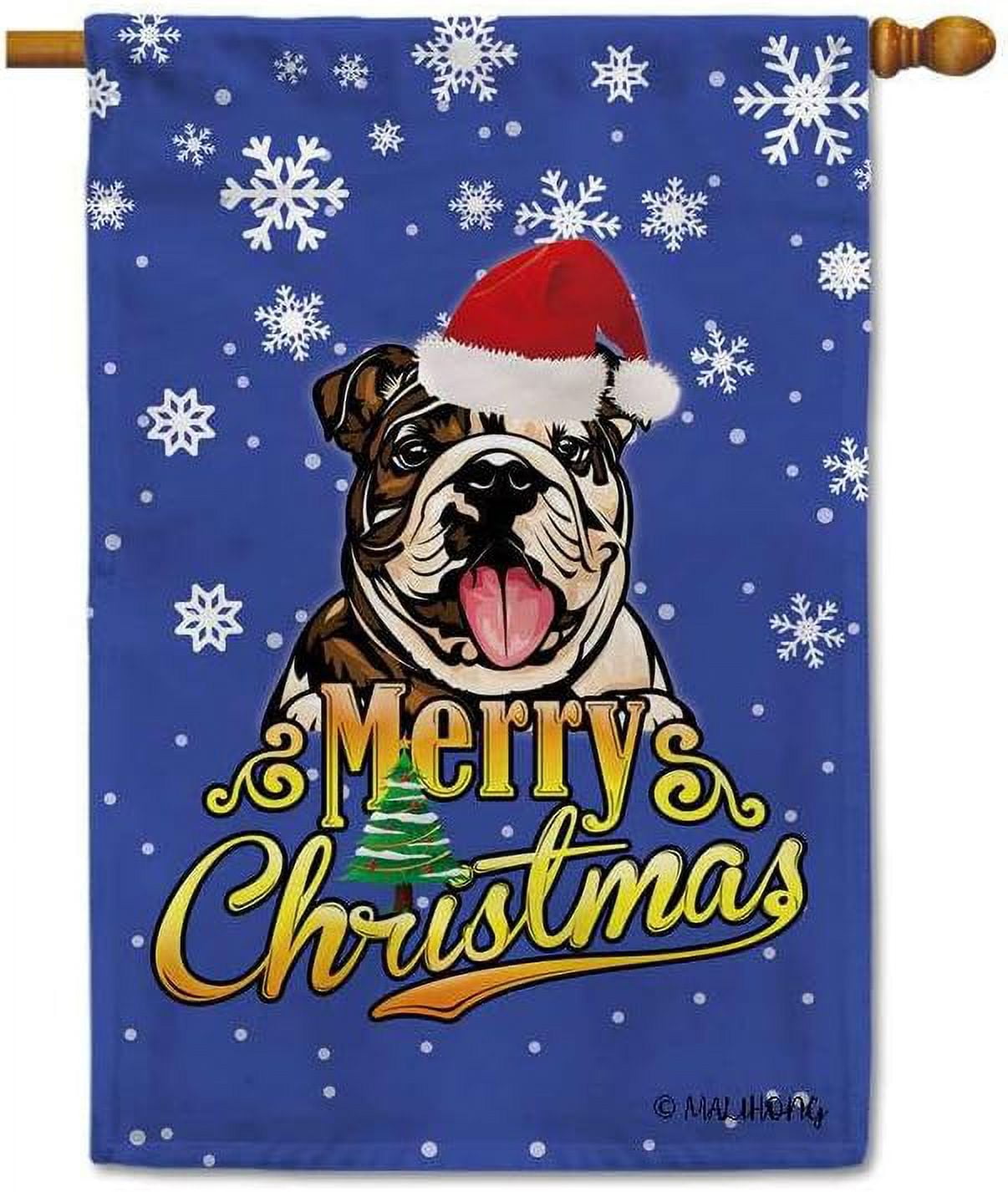 Merry Christmas with My Loved Dog Pastor Belga Malinois Verde Buffalo Xadrez  Bandeira Graden Inverno Feriado Guirlanda Decorativa Sazonal Banner para  Fora 32,5 x 45,7 cm Impresso Dupla Face : : Casa