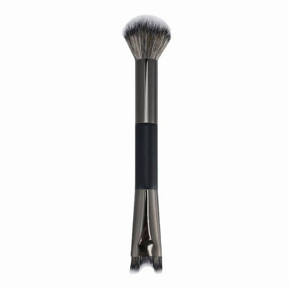 Nose Contour Brushes, Black U-Shaped 2-in-1 Noses Contour Brushes Angled Makeup Brush Nose Double Ended Shadow Shaper for Sculpting Highlighting Defining