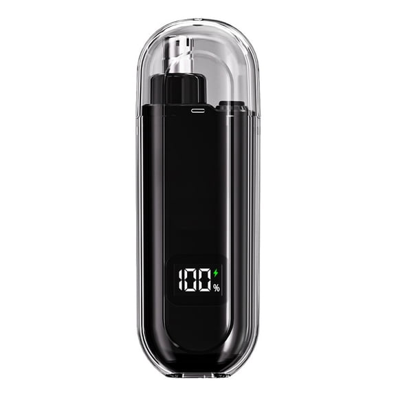 Nose and Ear Hair Trimmer for Men, 2026 Nose Hair Trimmer Clipper with LED Display for men, Professional IPX7 Waterproof Dual Edge Blades Nasal Trimmer Clippers for Travel
