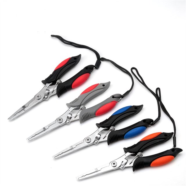 Nose Fishing Pliers Ice Fishing Gear Stainless Steel Hook Remover Braid