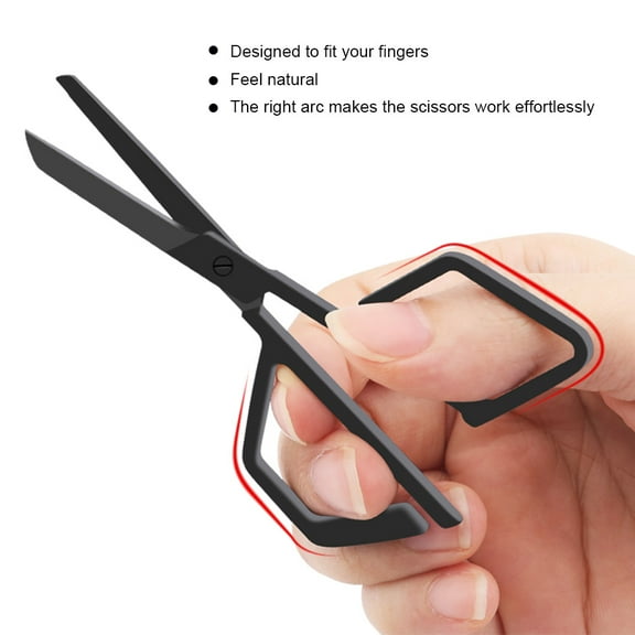 Nose Hair Scissor,Scissors Men Women Safety Scissors Men Nose Hair Scissor Men Women Stainless Scissors Safety Scissors Scissor - Professional Dsfen Montloxs Black