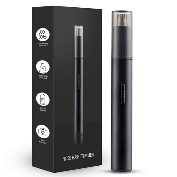 Nose Hair Trimmer For Men & Women, for Ear & Nose, Professional Hair Removal Tool, Black
