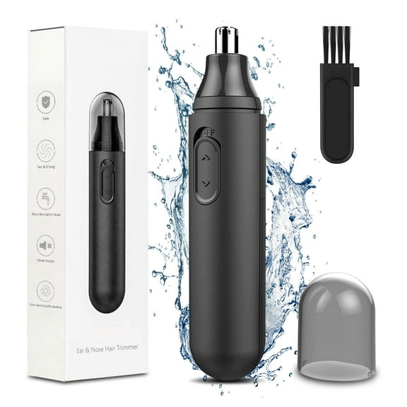 Nose Hair Trimmer, Mini Electric Nose Hair Trimmer for Men and Women, Professional Painless Eyebrow and Ear Hair Trimmer with Water Resistant, Battery-Powered.