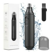 Nose Hair Trimmer, Pinkiou Mini Electric Nose Hair Trimmer for Men and Women, Professional Painless Eyebrow and Ear Hair Trimmer with Water Resistant, Battery-Powered