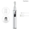 thumbnail image 1 of Xylobyte Nose Hair Trimmer for Men and Women, USB Rechargeable Eyebrow and Facial Hair Clipper with LED Display, 1 of 10