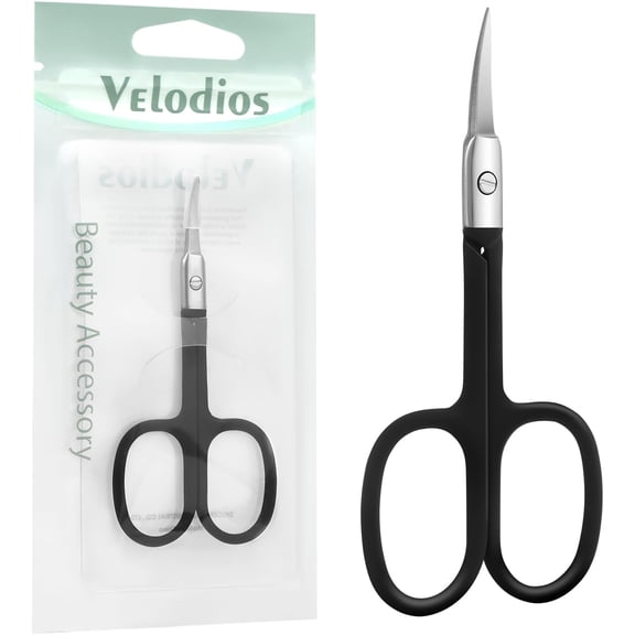 Nose Hair Trimmer for Women and Men, Premium Grooming Scissors with Curved Tip Clippers Facial Hair,Eyebrow, Hair, Mustache, Beard, Eyelashes, Ear