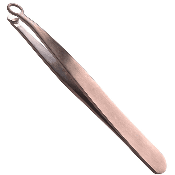 Nose Hair Tweezers Clippers with Round-Tipped for Trimming and Grooming - Nose Hair Trimmer, Surgical-Grade Stainless Steel, Nasal Clippers, Painless, Rust-Resistant Anvirtue