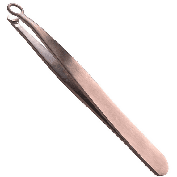Nose Hair Tweezers Clippers with Round-Tipped for Trimming and Grooming - Nose Hair Trimmer, Surgical-Grade Stainless Steel, Nasal Clippers, Painless, Rust-Resistant Anvirtue