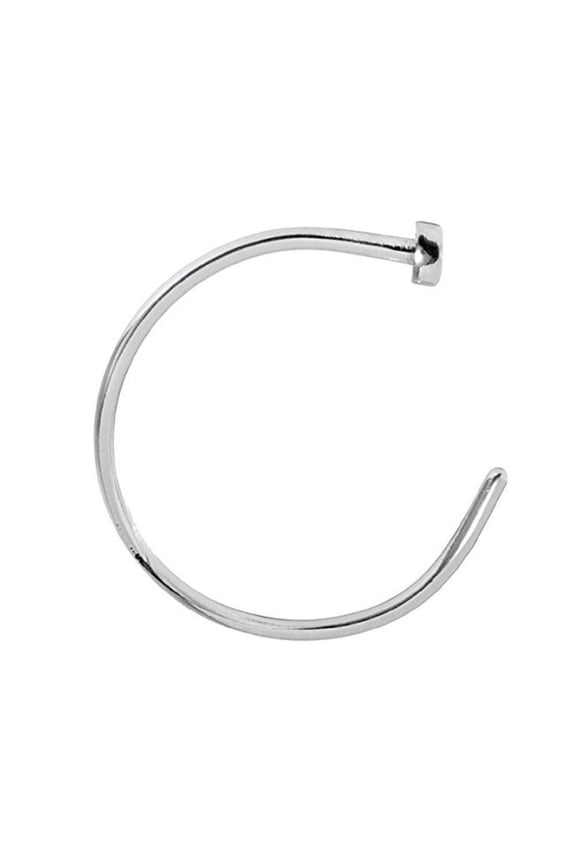 Nose Hoop Jewelry 22 Gauge (0.75mm) 5/16" Anodized Over Surgical Steel
