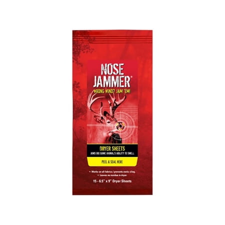 Nose Jammer Dryer Sheets, 20 count