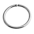 thumbnail image 1 of Nose Piercing Hoop Earrings Cartilage Septum Ear Helix Tragus Rings Multiple Hypoallergenic Thin Tiny Sold As One 5.5mm 24 GA, Sterling Silver 925, 1 of 8