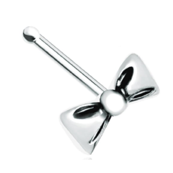 Nose Ring Cutesy Bow-Tie Nose Stud 20g