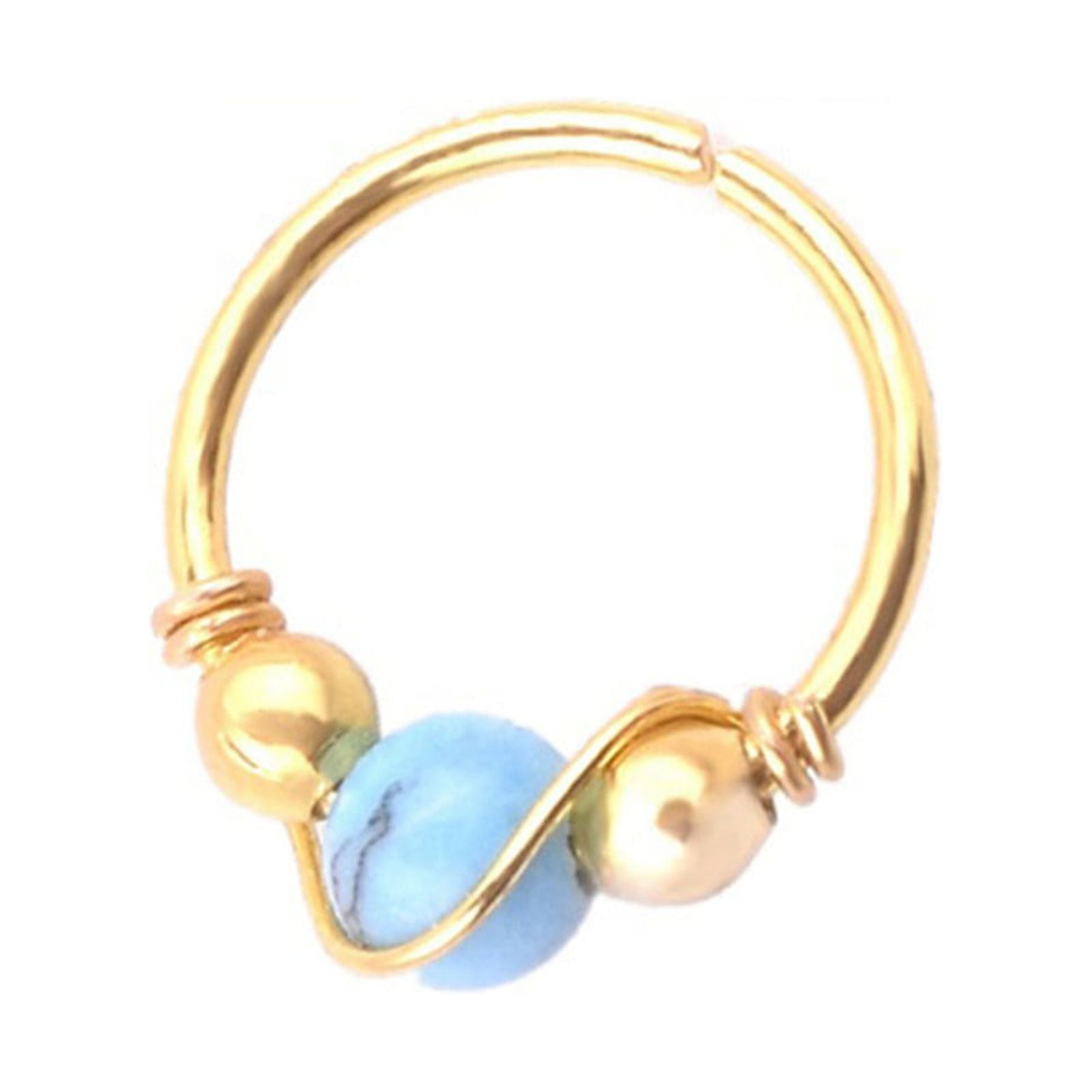 Nose Ring for Finger Joke Nose Stud L Shape Big Nose Ring Conch