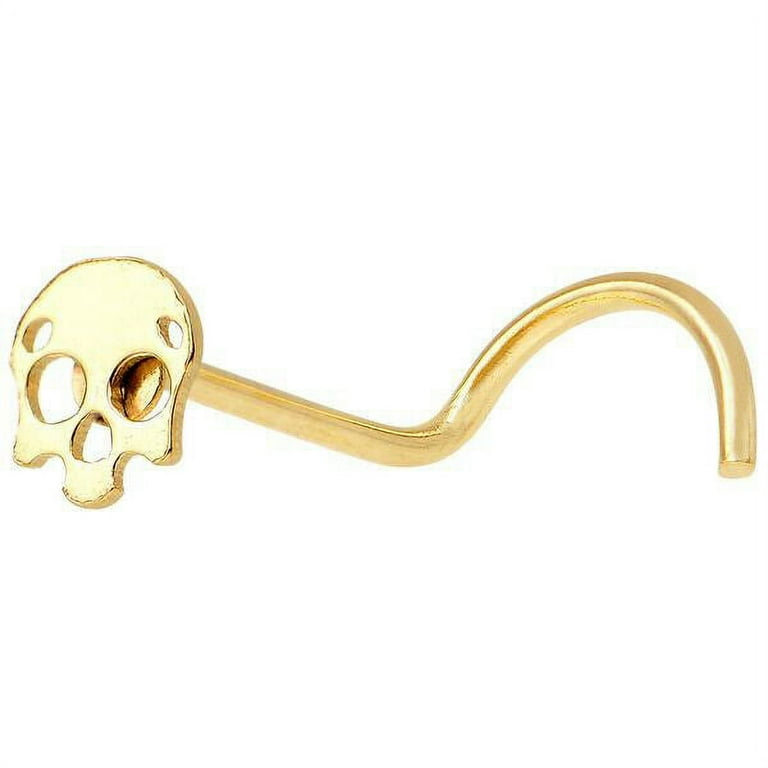 Skull nose ring deals