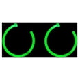 thumbnail image 1 of Nose Ring Stud 2pc Glow In The Dark Bioflex Nose Piercing Hoops - 18ga or 20ga, 1 of 6