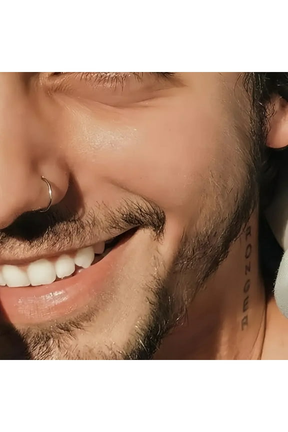 Nose Rings Hoops L Shaped Screw Nose Studs Diamond Small Piercing Jewelry for Women Men