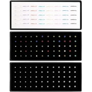 CHARMARK Nose Rings Studs 3 Sets 160Pcs Stainless Steel Studs Rings Piercing Pin Body Jewelry 1.5/2/2.5mm Ideal Gift for Girls and Wife or Daily Wear