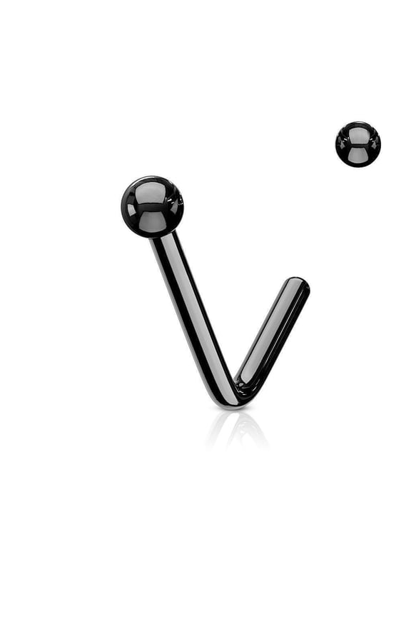 Nose Screw Rings Top Ball I.P Surgical Steel 20G 18G