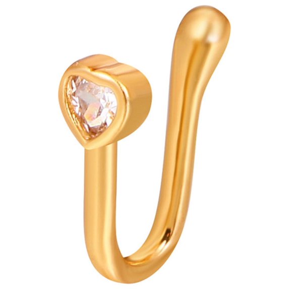 Nose Stud Perforation Free Fake Nose Ring Series Piercing Jewelry Clip Nail Nose Punk Ring Nose Style U-Shape