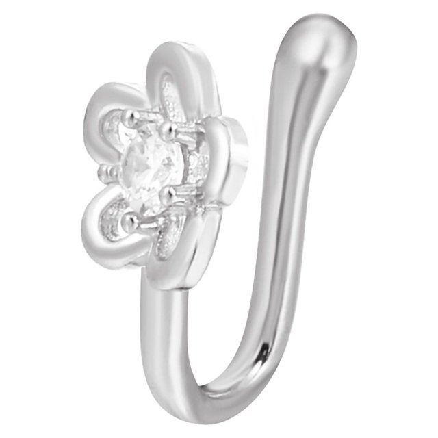 Nose Studs Rings Clicker Facial Jewelry for Piercings Stainless Steel