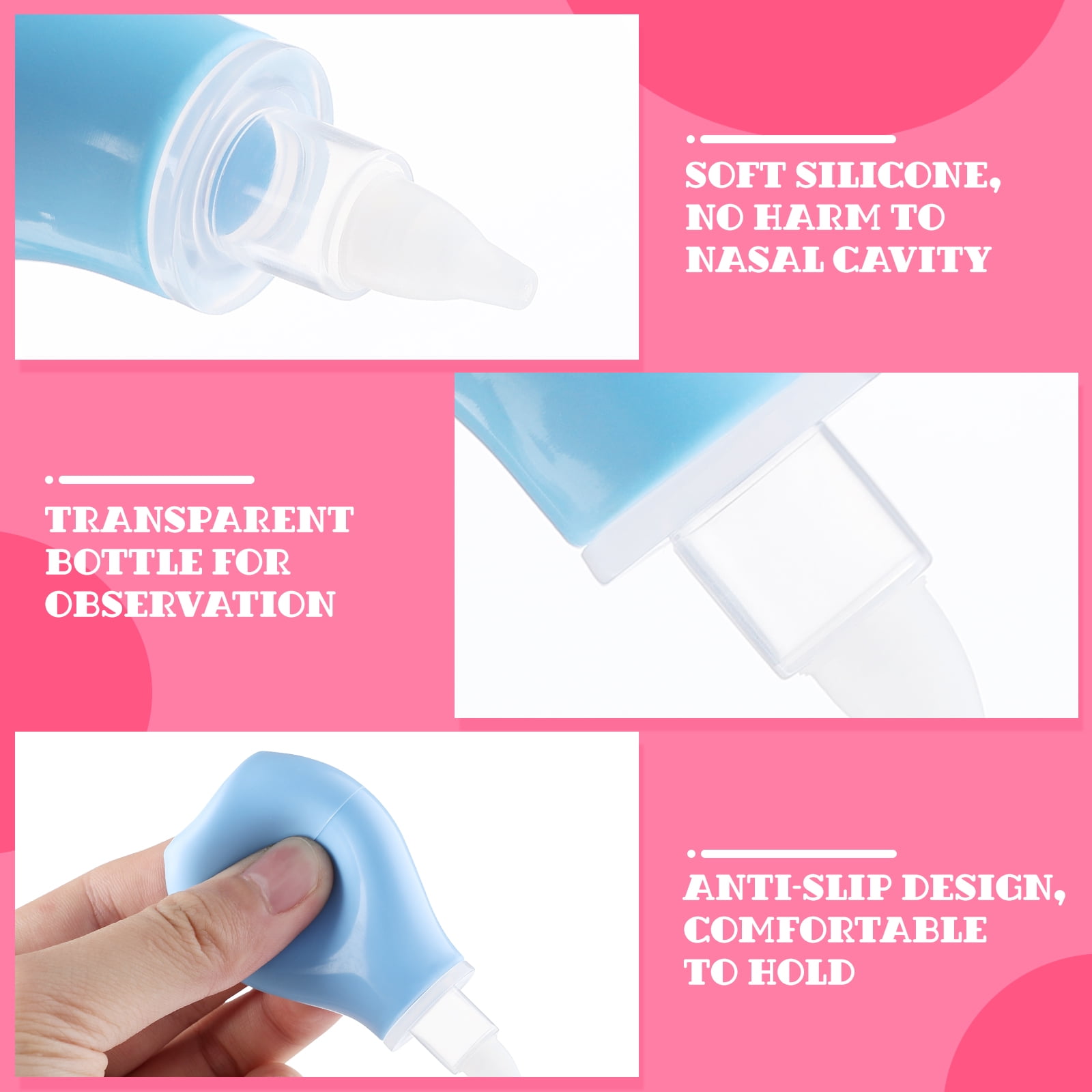 Nose Sucker Baby Cleaner Suction Booger Bulb Mucus Manual Nasal