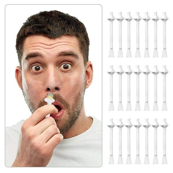 Nose Wax Sticks - Pack of 40, Nose Hair Removal Applicators for Nostril, Nasal Cleaning, Ear Hairs, Eyebrow, and Facial Hair Removal