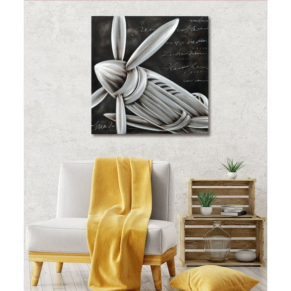 Nose of the Aeroplane Metal Wall Art