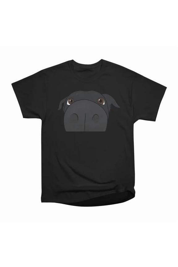 Nosey Black Lab T-Shirt Tee Gift For Him Merch For Her Apparel For Friend