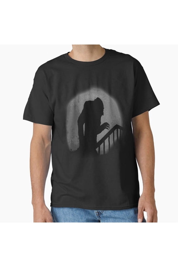 Nosferatu Silhouette Funny Horror Movie G5843 Unisex T-Shirt, Up to Size 5XL