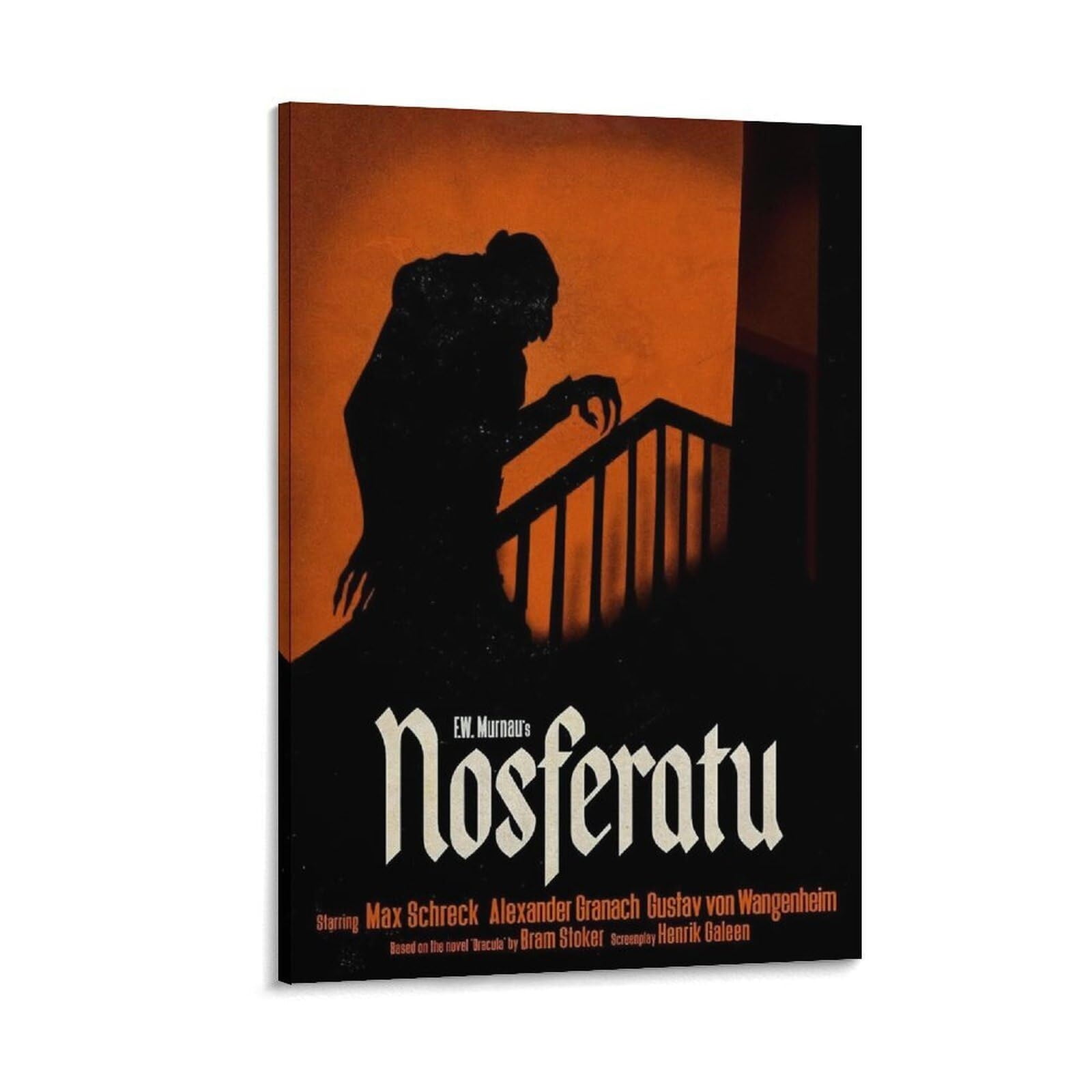 Nosferatu The Vampyre Movie Horror Film Canvas Wall Art Posters For ...