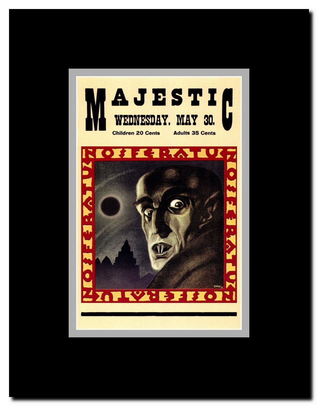 Nosferatu a Symphony of Horror Framed Movie Poster