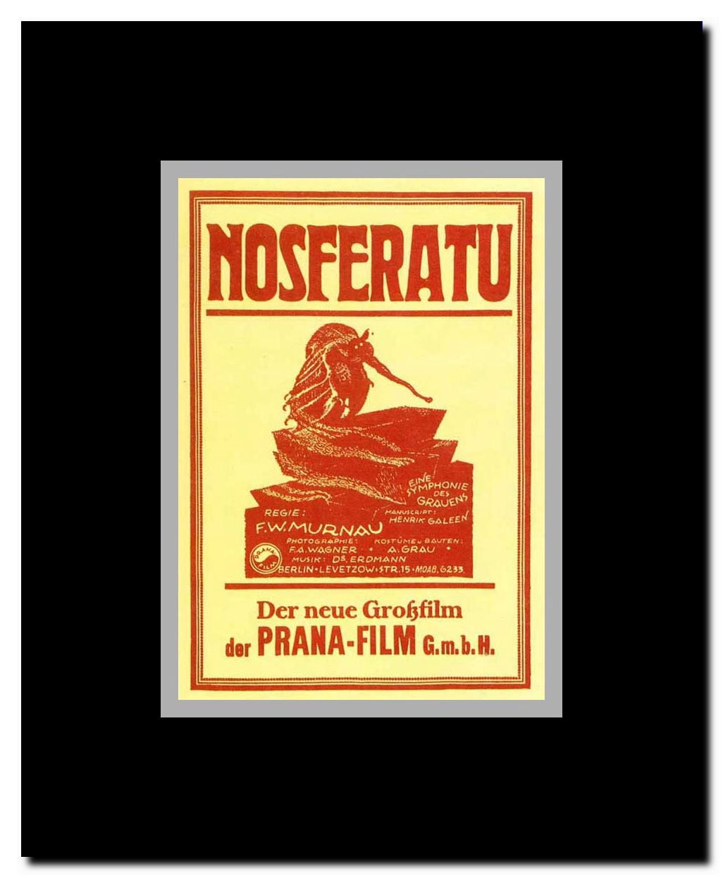 Nosferatu a Symphony of Horror Framed Movie Poster