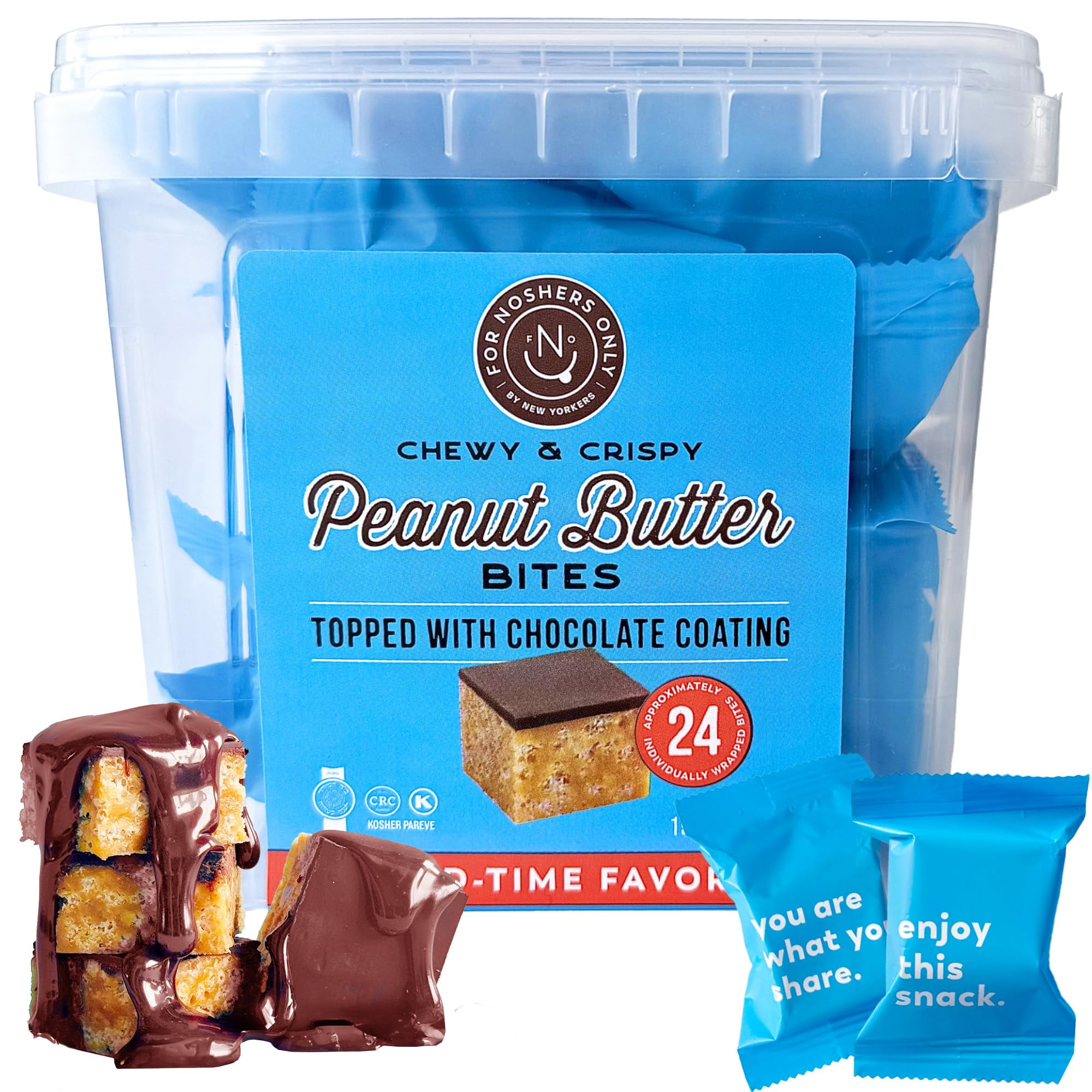 For Noshers Only KEF28 Peanut Butter Bites Kosher Vegan Gluten