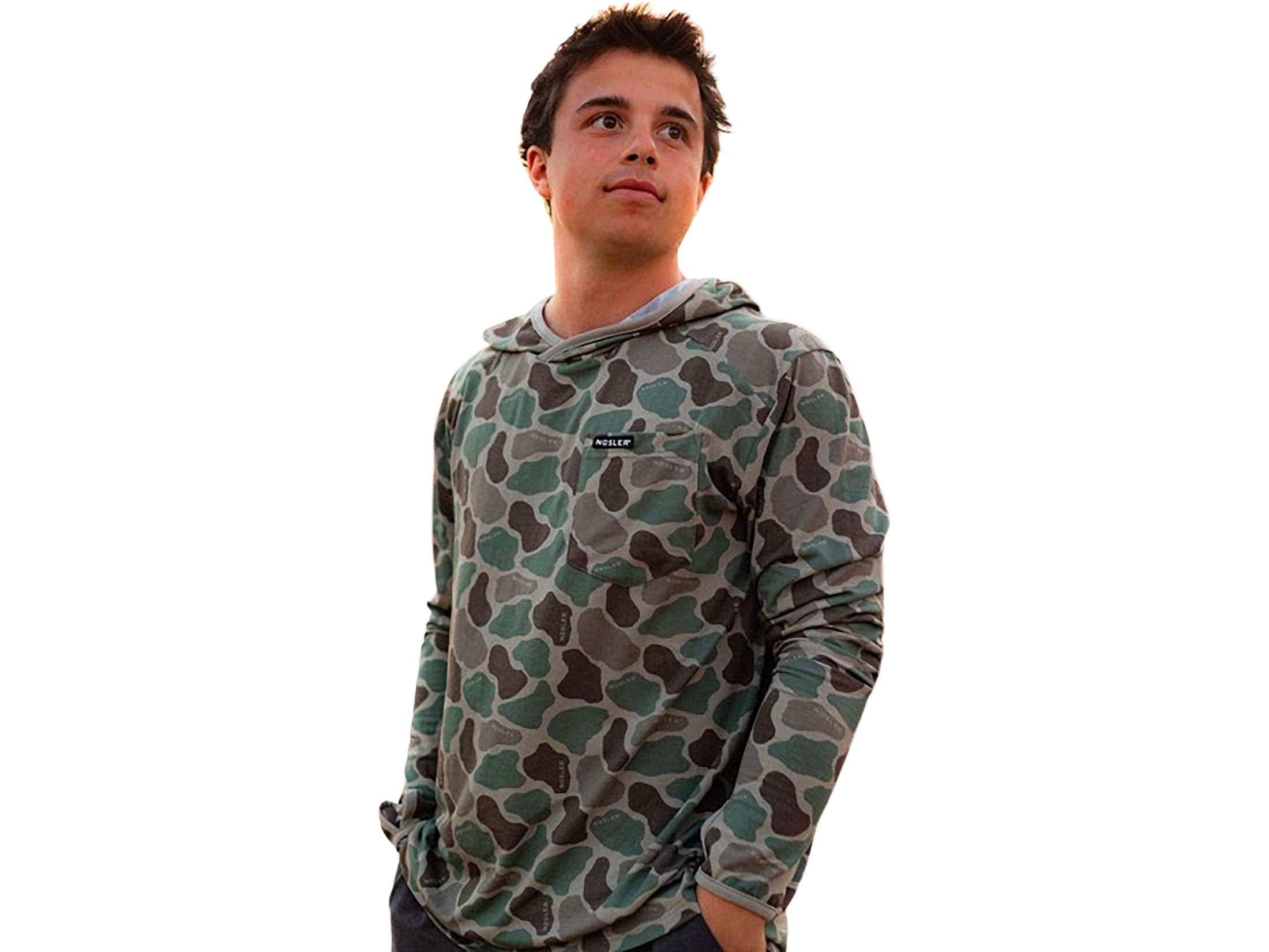 Nosler Men's Bamboo Blend Hoodie Duck Camo Medium - Walmart.com