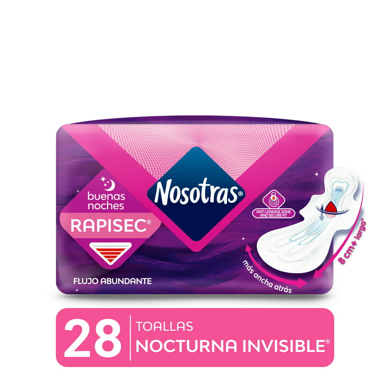 Nosotras Invisible Feminine Pads Soft Protection & Confidence Tela —  Latinafy