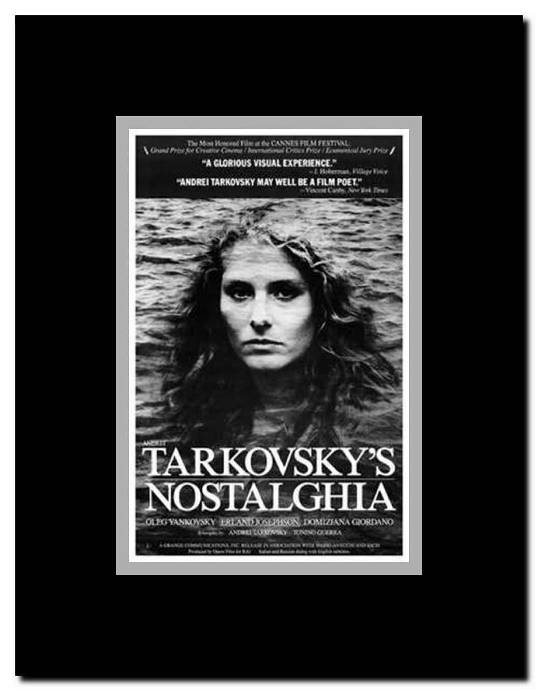 Nostalghia Framed Movie Poster