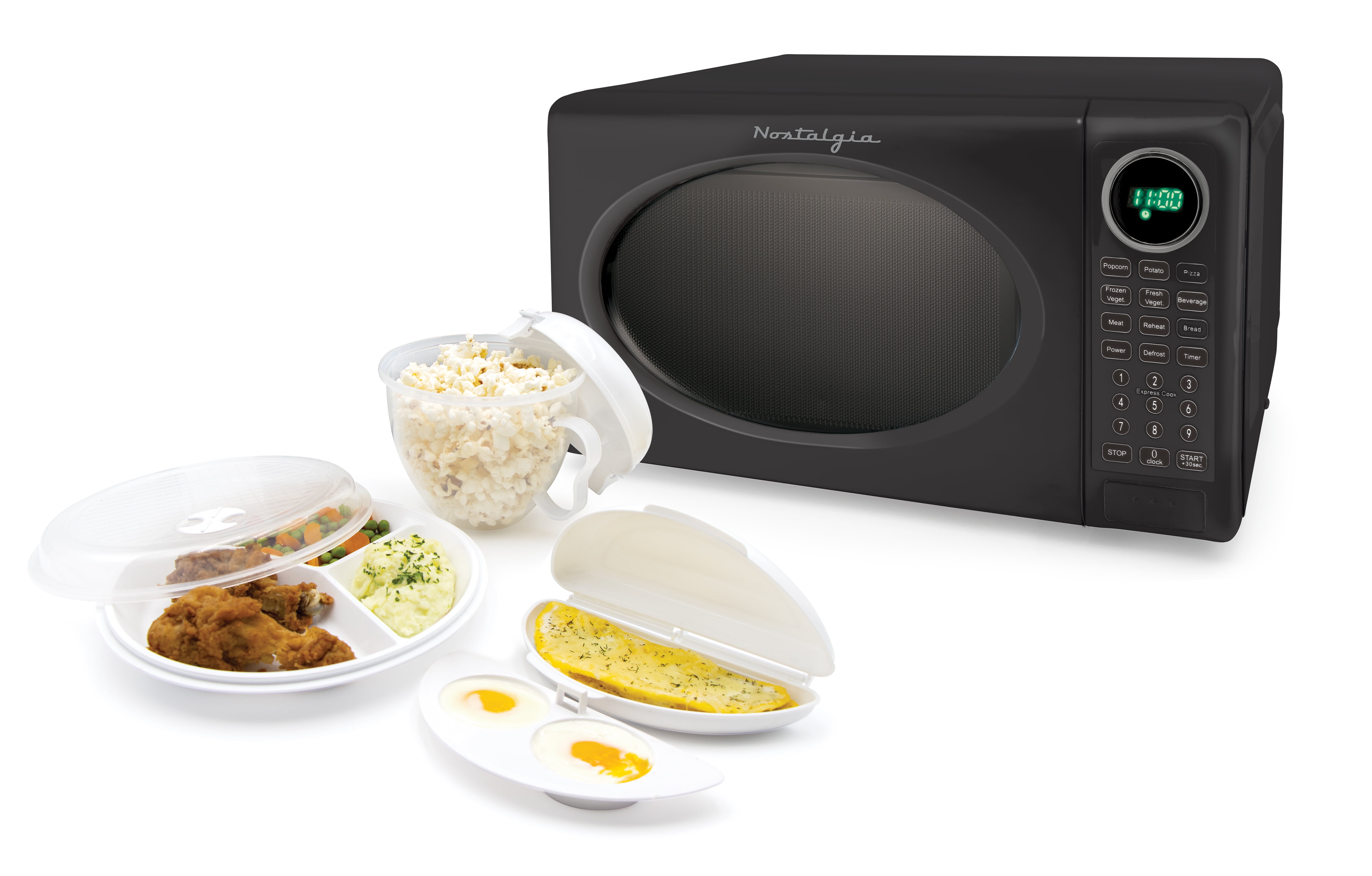 コンテンポラーネア パンデイロ PDMV105C CONTEMPORANEA Amazon.com: Nostalgia Retro Compact Countertop Microwave