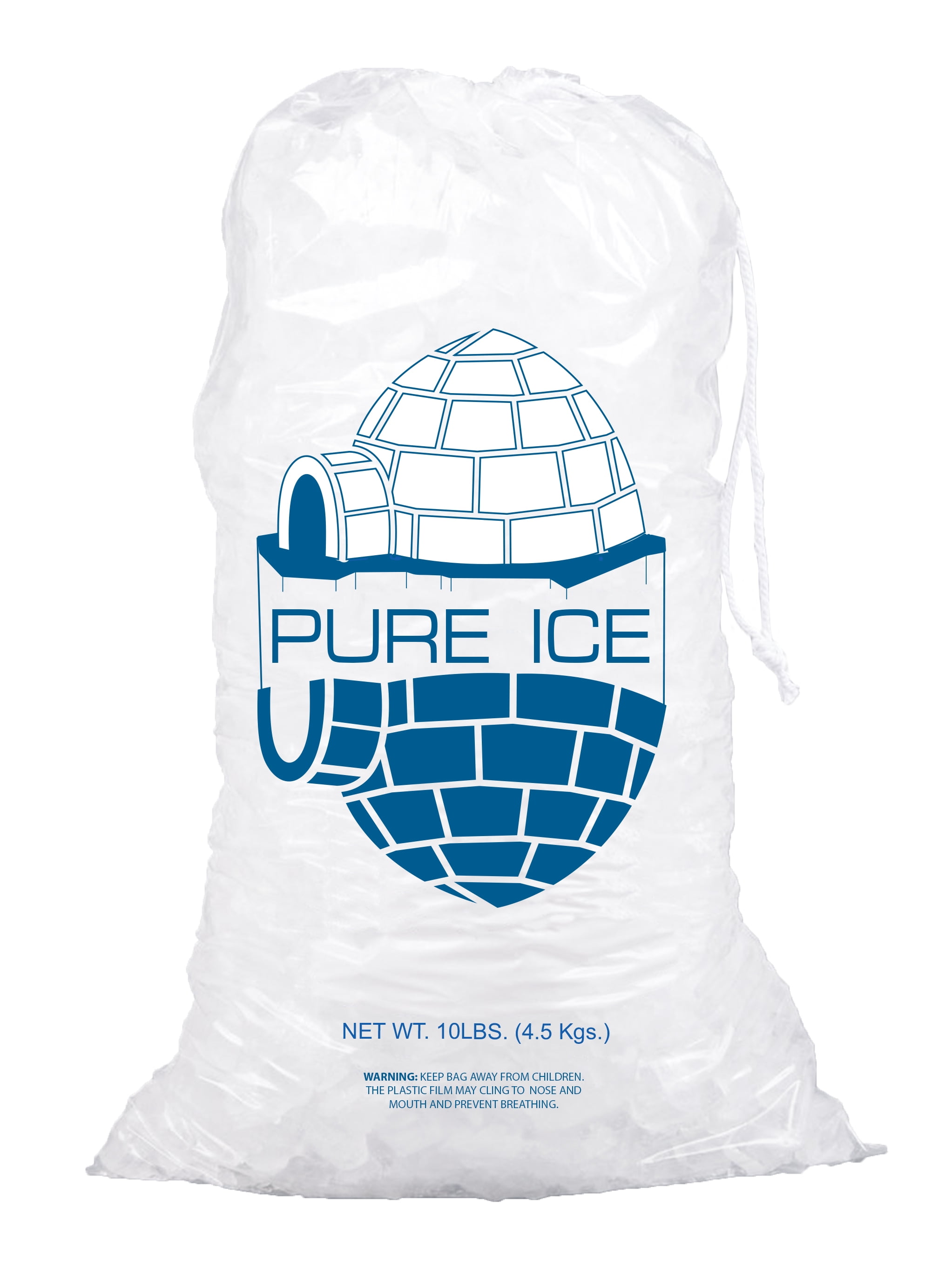 ICE BAG BIG SIZE 52X27 (20.47x10.63) - ORANGE STRIPES - Each