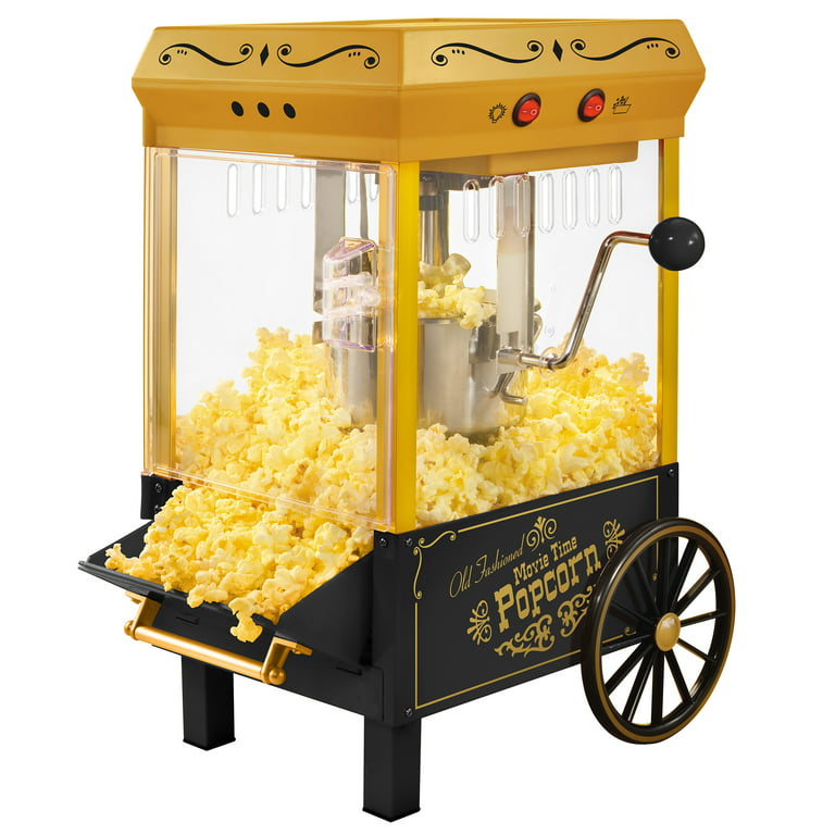 Nostalgia Popcorn Maker Machine - Professional Cart With 2.5 Oz Kettle  Makes Up to 10 Cups - Vintage Popcorn Machine Movie - AliExpress