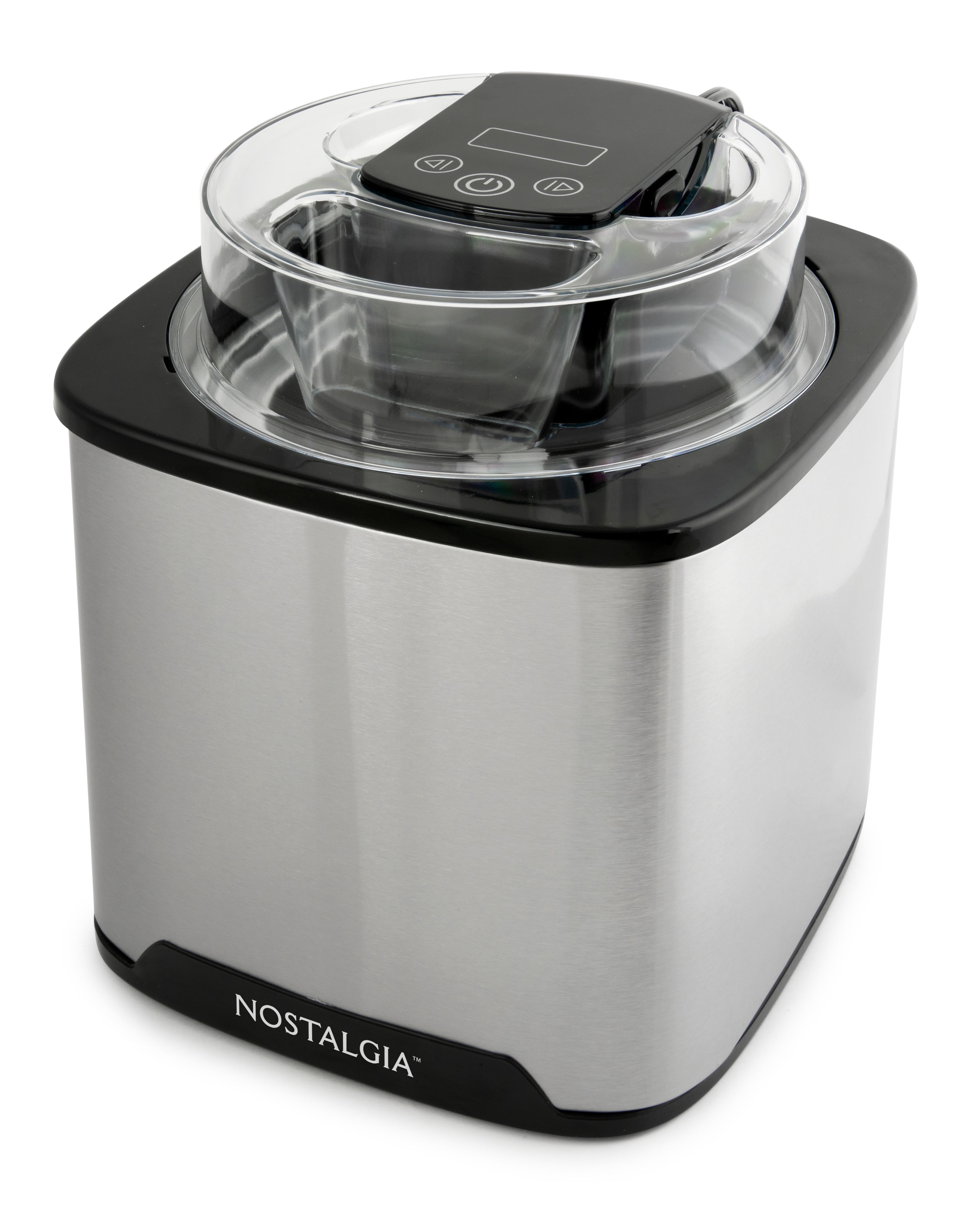 2-Quart Electric Ice Cream Maker With Candy Crusher — Nostalgia