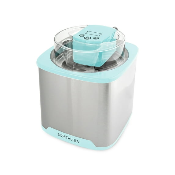 Nostalgia 2-Quart Electric Ice Cream Maker, Aqua