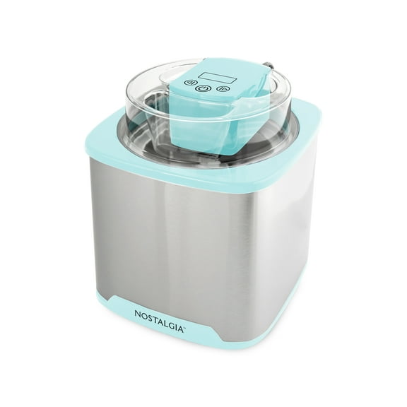 Nostalgia 2-Quart Electric Ice Cream Maker, Aqua