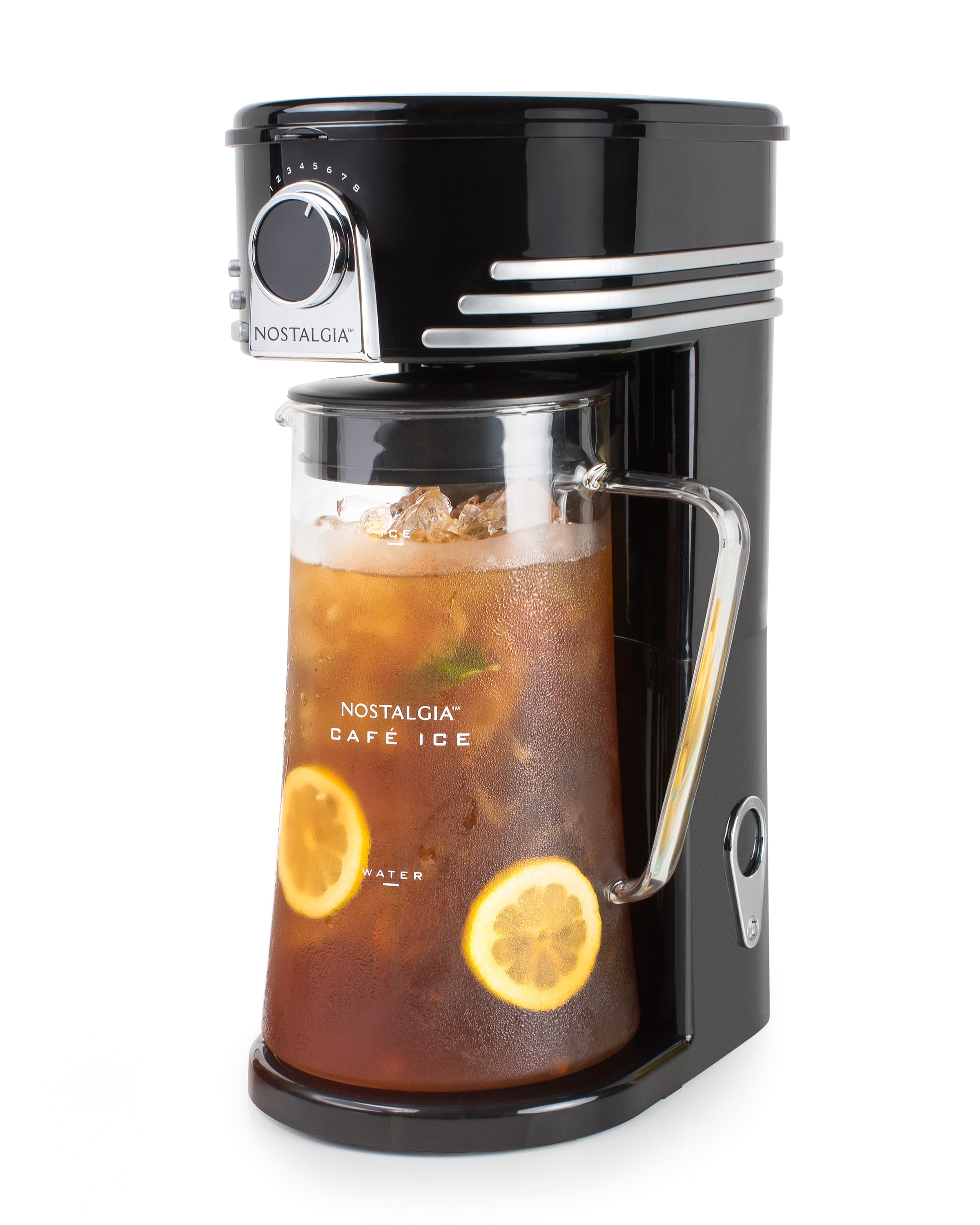 HomeCraft 3-Quart Black Stainless Steel Café' Ice Iced Coffee and Tea –  Hungry Fan