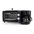 thumbnail image 1 of Nostalgia Retro 3-in-1 Breakfast Station with Coffeemaker, Griddle, and Toaster Oven, Black, 1 of 8