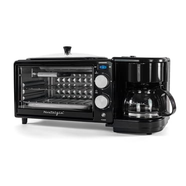 [3-In-1 Breakfast Station] Breakfast Station 3-In-1, Mini Oven, Coffee ...