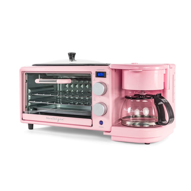 Nostalgia 3-in-1 Retro Breakfast Station - Includes 5 Cup Coffee